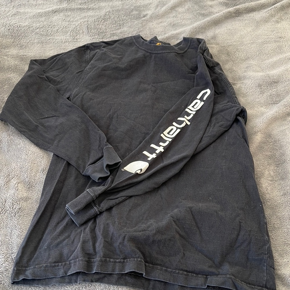 Men’s carhartt original fit long sleeve black tee
